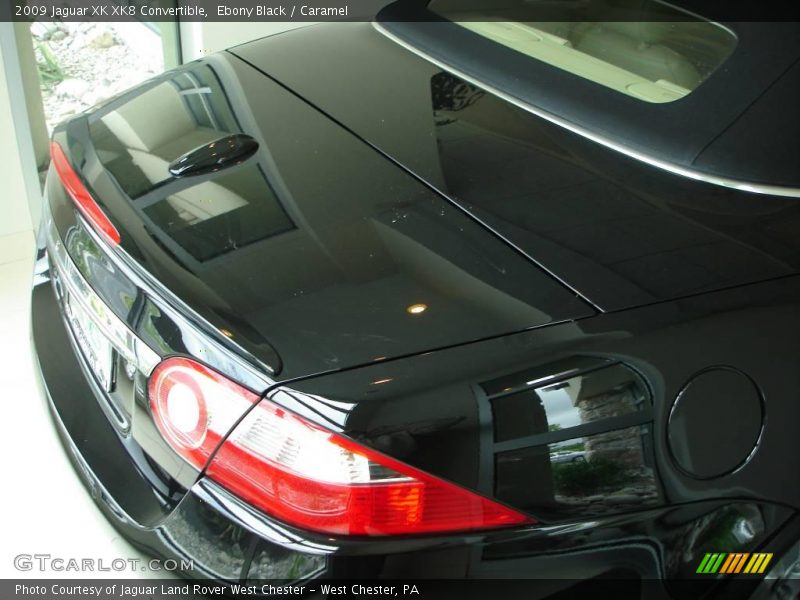 Ebony Black / Caramel 2009 Jaguar XK XK8 Convertible