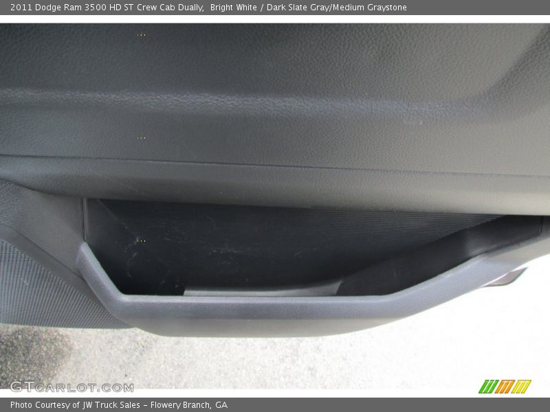 Bright White / Dark Slate Gray/Medium Graystone 2011 Dodge Ram 3500 HD ST Crew Cab Dually