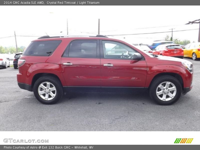 Crystal Red Tintcoat / Light Titanium 2014 GMC Acadia SLE AWD
