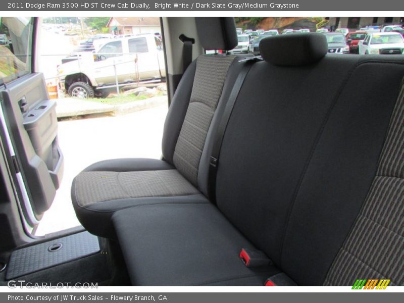 Bright White / Dark Slate Gray/Medium Graystone 2011 Dodge Ram 3500 HD ST Crew Cab Dually