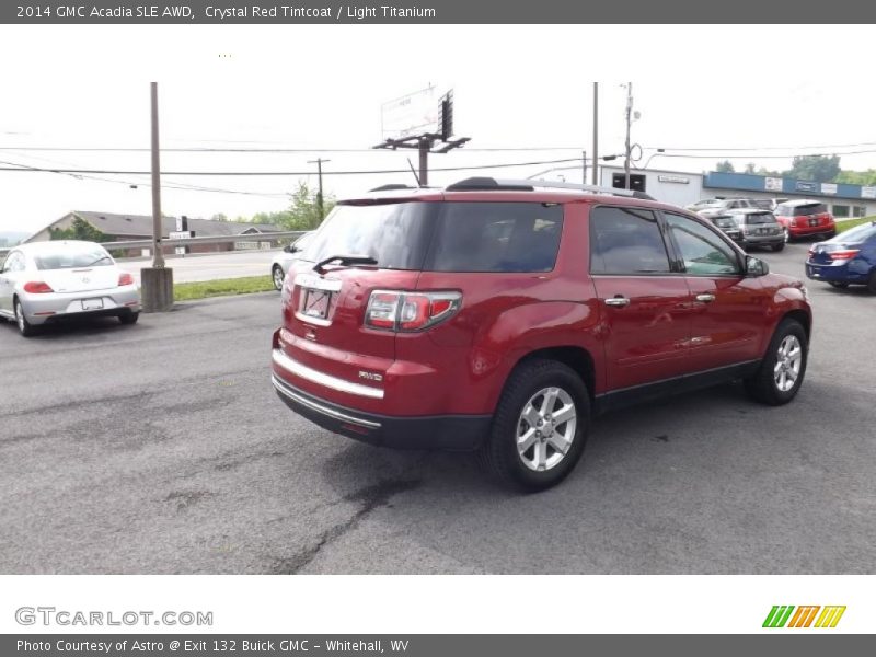Crystal Red Tintcoat / Light Titanium 2014 GMC Acadia SLE AWD