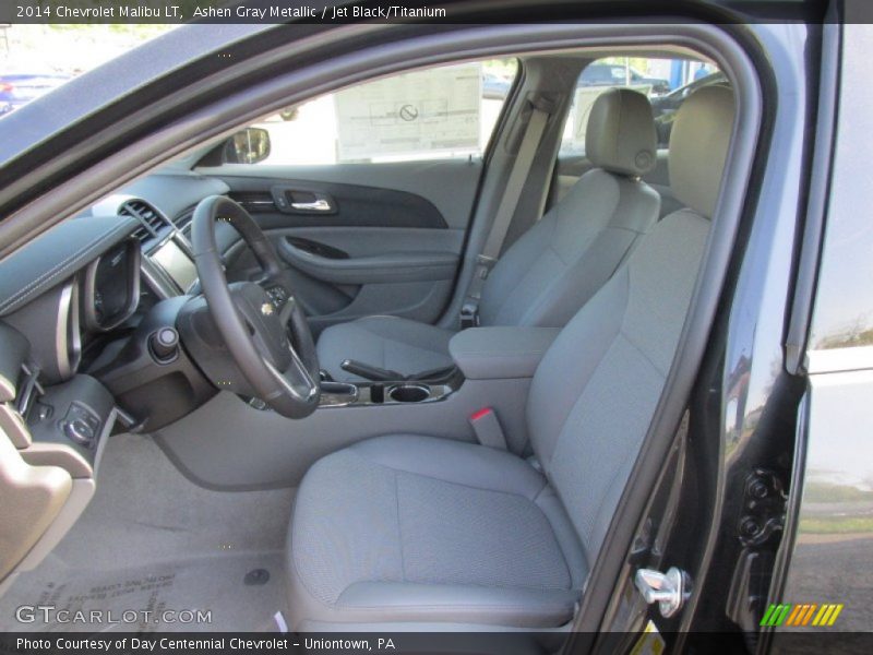 Ashen Gray Metallic / Jet Black/Titanium 2014 Chevrolet Malibu LT