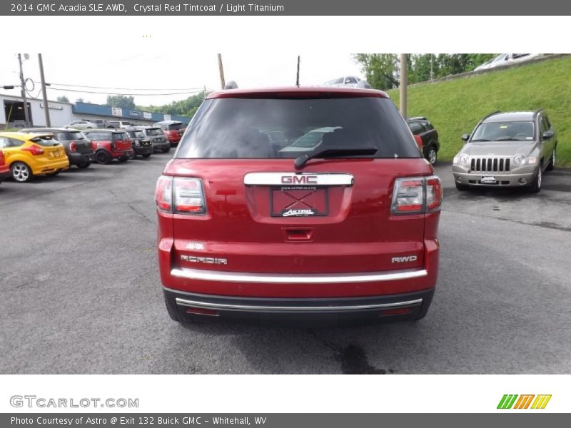 Crystal Red Tintcoat / Light Titanium 2014 GMC Acadia SLE AWD