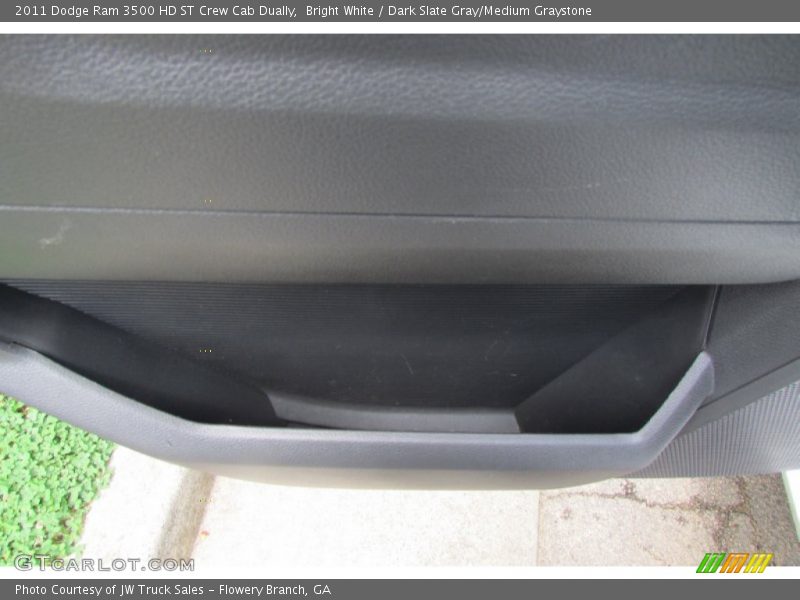 Bright White / Dark Slate Gray/Medium Graystone 2011 Dodge Ram 3500 HD ST Crew Cab Dually