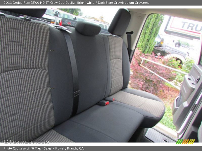 Bright White / Dark Slate Gray/Medium Graystone 2011 Dodge Ram 3500 HD ST Crew Cab Dually