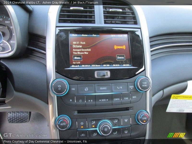 Ashen Gray Metallic / Jet Black/Titanium 2014 Chevrolet Malibu LT