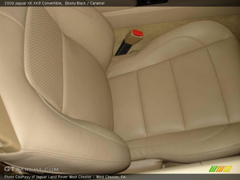 Ebony Black / Caramel 2009 Jaguar XK XK8 Convertible