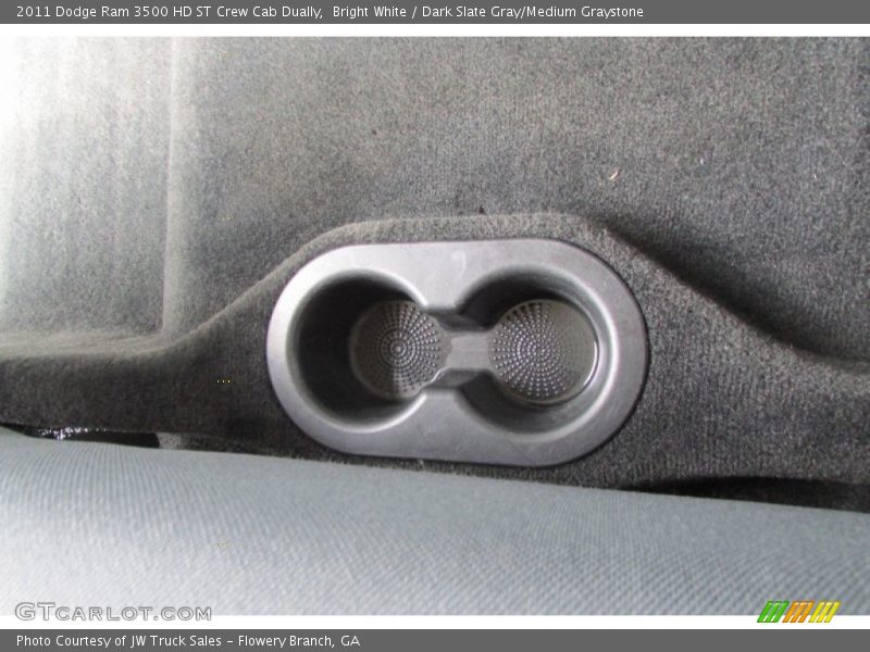 Bright White / Dark Slate Gray/Medium Graystone 2011 Dodge Ram 3500 HD ST Crew Cab Dually