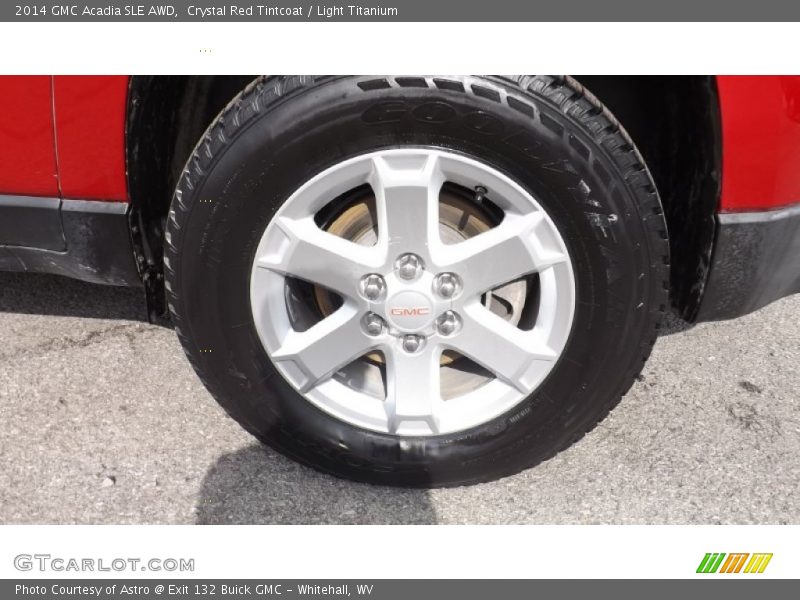 Crystal Red Tintcoat / Light Titanium 2014 GMC Acadia SLE AWD