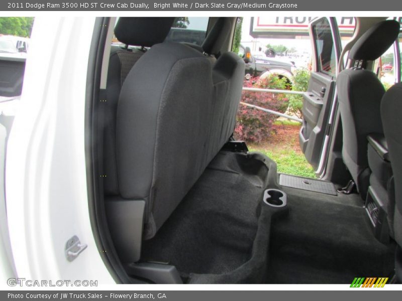 Bright White / Dark Slate Gray/Medium Graystone 2011 Dodge Ram 3500 HD ST Crew Cab Dually