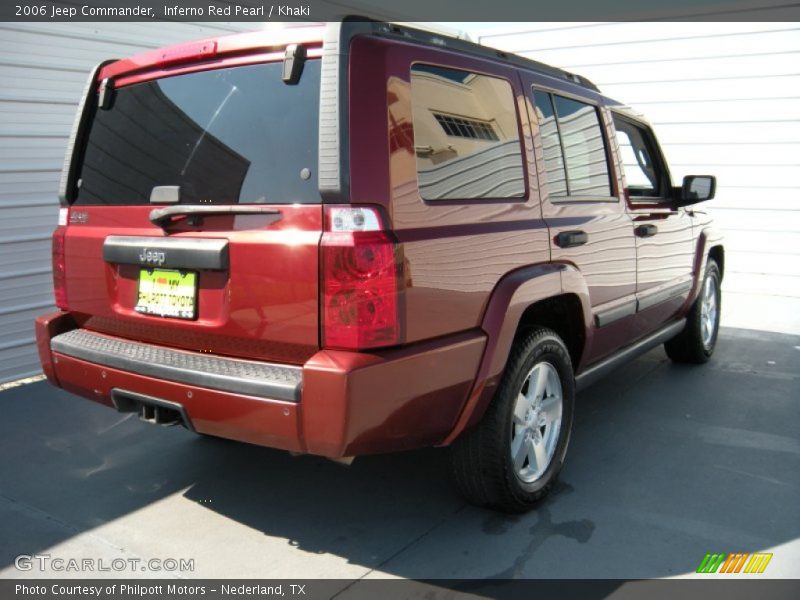 Inferno Red Pearl / Khaki 2006 Jeep Commander