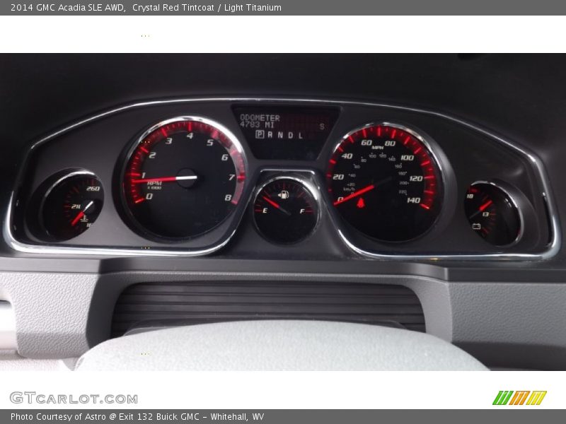 Crystal Red Tintcoat / Light Titanium 2014 GMC Acadia SLE AWD