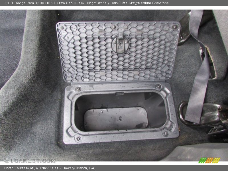 Bright White / Dark Slate Gray/Medium Graystone 2011 Dodge Ram 3500 HD ST Crew Cab Dually