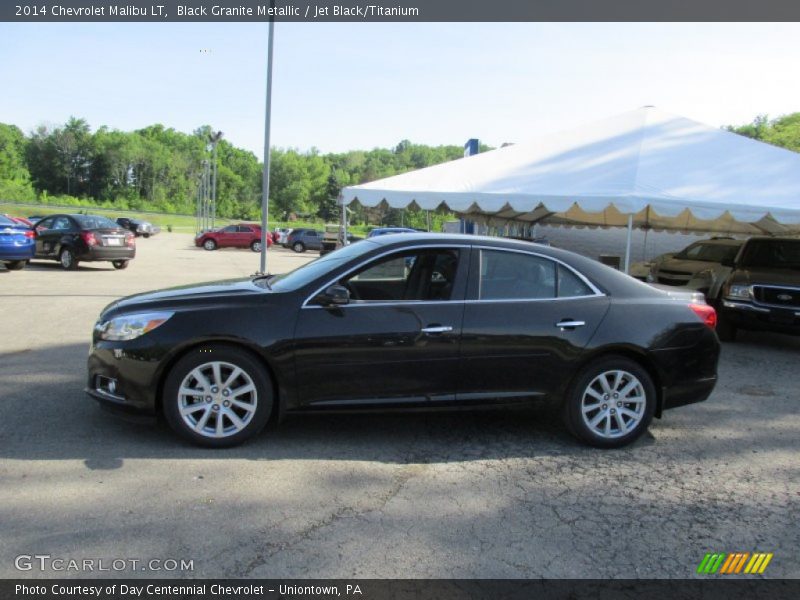 Black Granite Metallic / Jet Black/Titanium 2014 Chevrolet Malibu LT