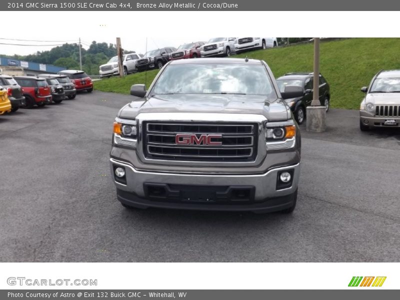 Bronze Alloy Metallic / Cocoa/Dune 2014 GMC Sierra 1500 SLE Crew Cab 4x4