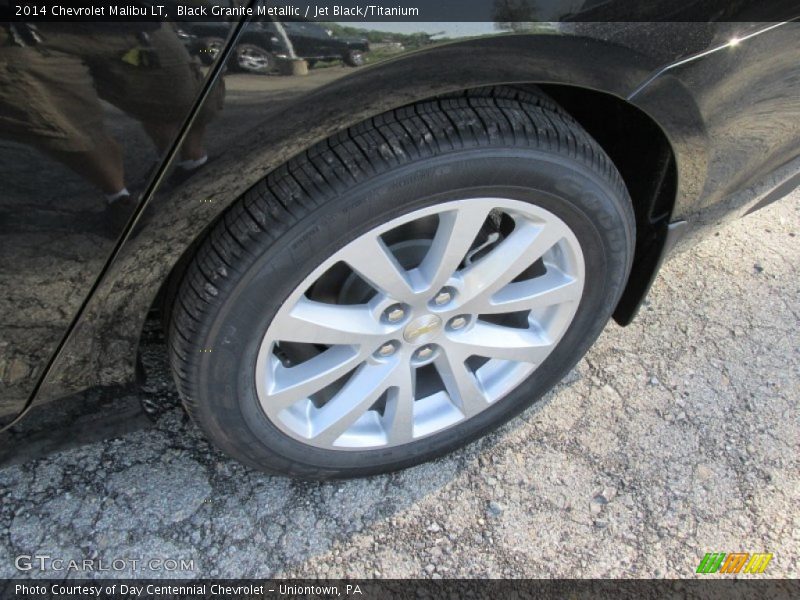Black Granite Metallic / Jet Black/Titanium 2014 Chevrolet Malibu LT