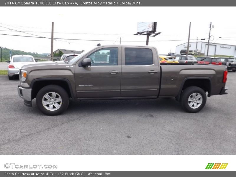 Bronze Alloy Metallic / Cocoa/Dune 2014 GMC Sierra 1500 SLE Crew Cab 4x4