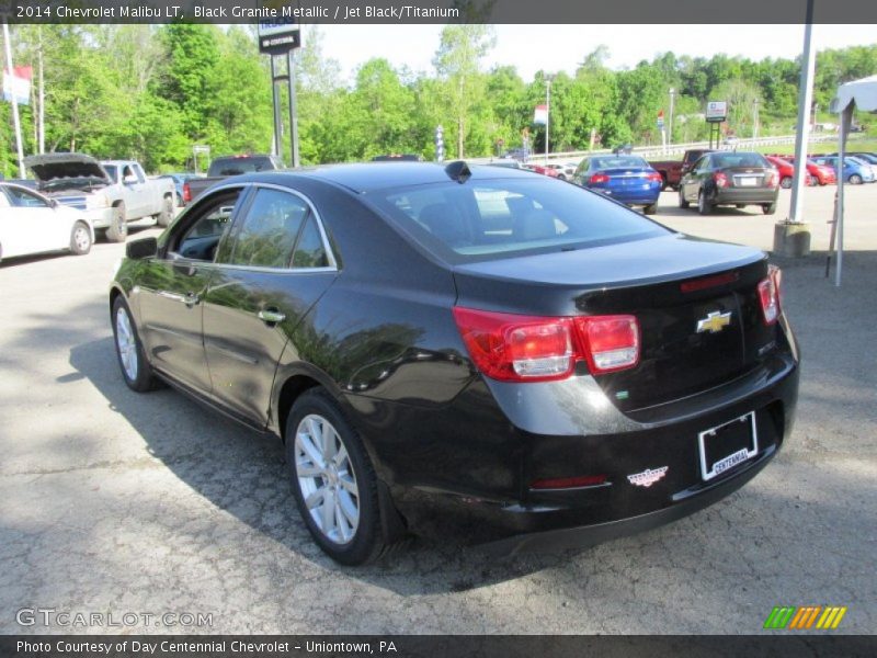 Black Granite Metallic / Jet Black/Titanium 2014 Chevrolet Malibu LT