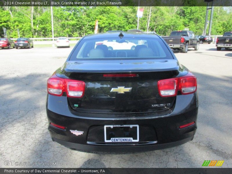 Black Granite Metallic / Jet Black/Titanium 2014 Chevrolet Malibu LT