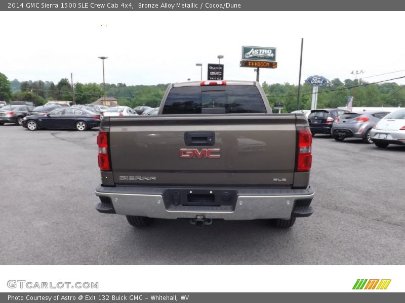 Bronze Alloy Metallic / Cocoa/Dune 2014 GMC Sierra 1500 SLE Crew Cab 4x4