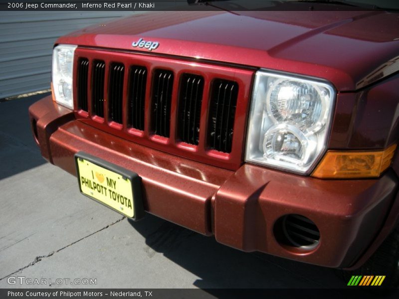 Inferno Red Pearl / Khaki 2006 Jeep Commander