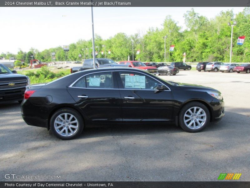 Black Granite Metallic / Jet Black/Titanium 2014 Chevrolet Malibu LT