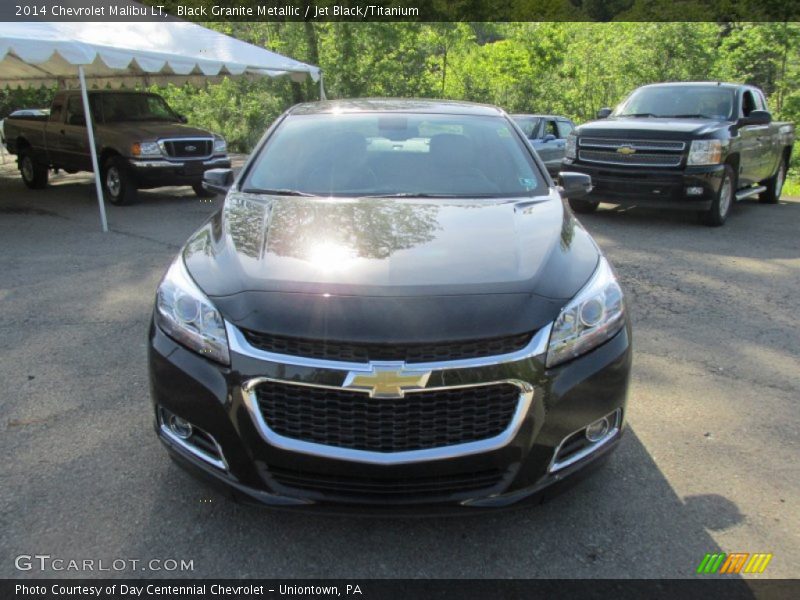 Black Granite Metallic / Jet Black/Titanium 2014 Chevrolet Malibu LT