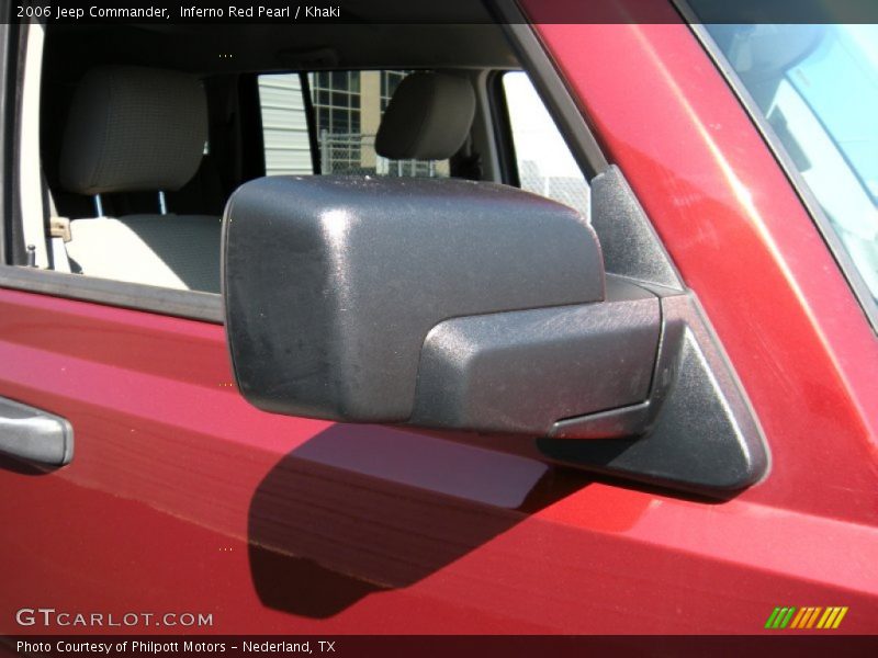 Inferno Red Pearl / Khaki 2006 Jeep Commander