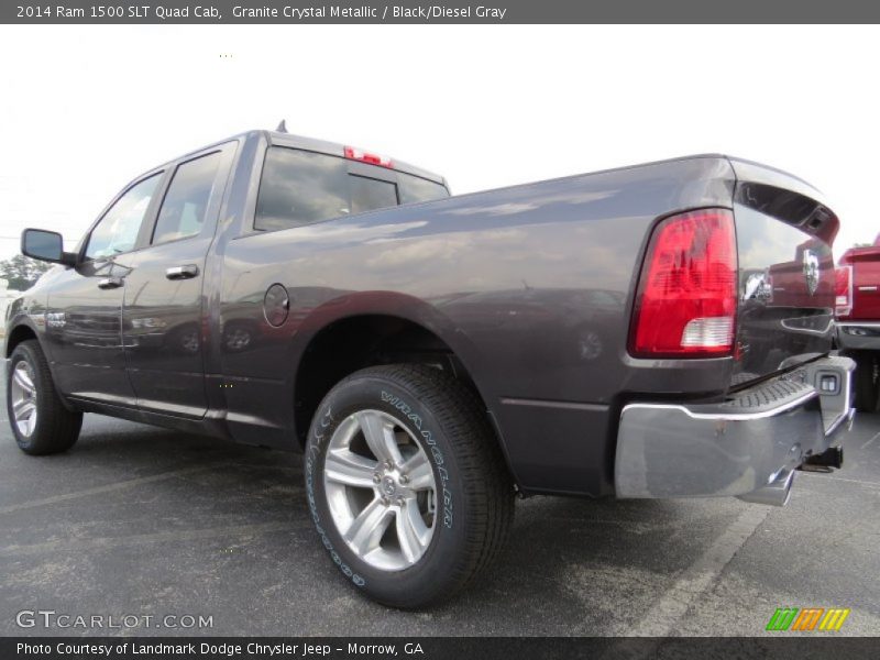 Granite Crystal Metallic / Black/Diesel Gray 2014 Ram 1500 SLT Quad Cab