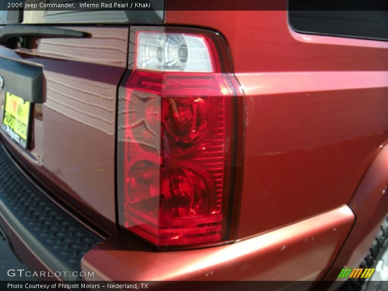 Inferno Red Pearl / Khaki 2006 Jeep Commander