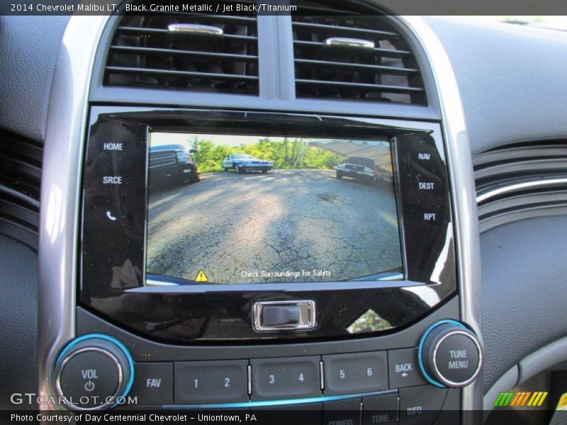 Black Granite Metallic / Jet Black/Titanium 2014 Chevrolet Malibu LT