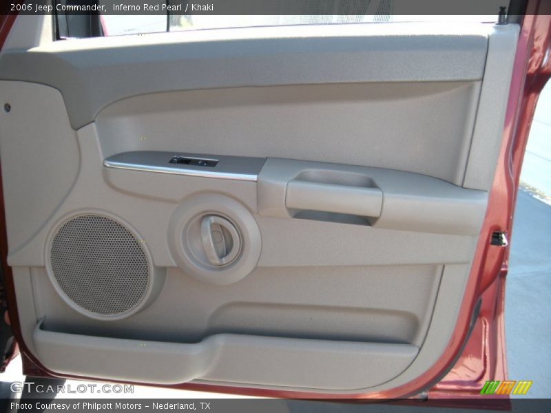 Inferno Red Pearl / Khaki 2006 Jeep Commander