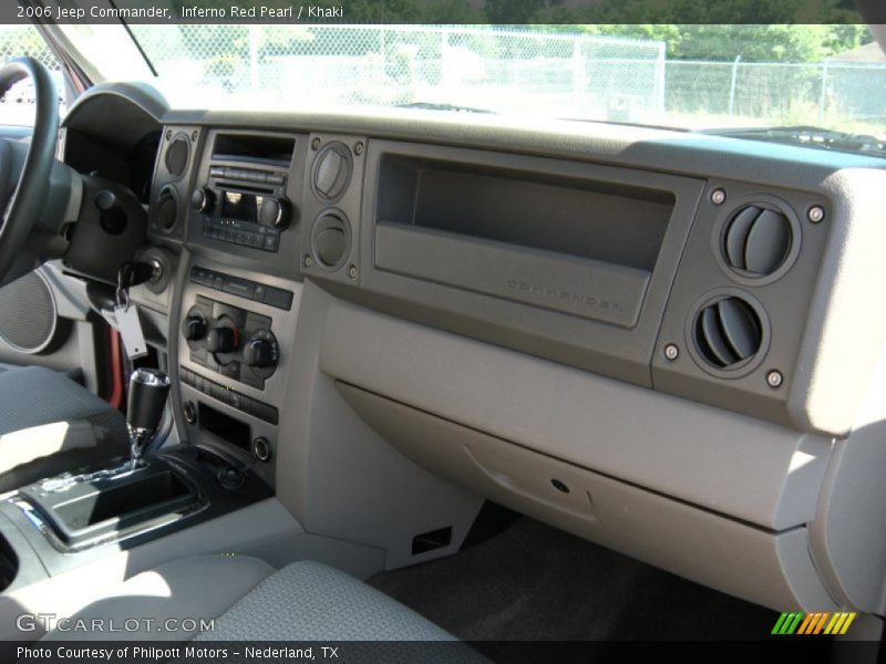 Inferno Red Pearl / Khaki 2006 Jeep Commander