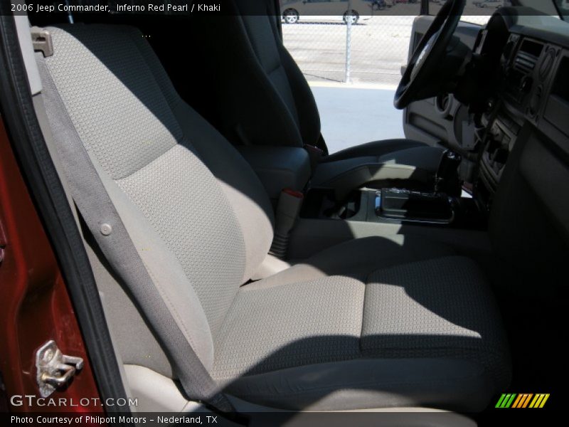 Inferno Red Pearl / Khaki 2006 Jeep Commander