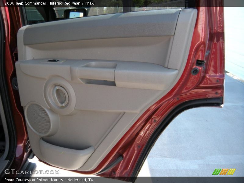 Inferno Red Pearl / Khaki 2006 Jeep Commander