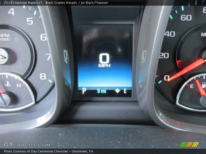 Black Granite Metallic / Jet Black/Titanium 2014 Chevrolet Malibu LT