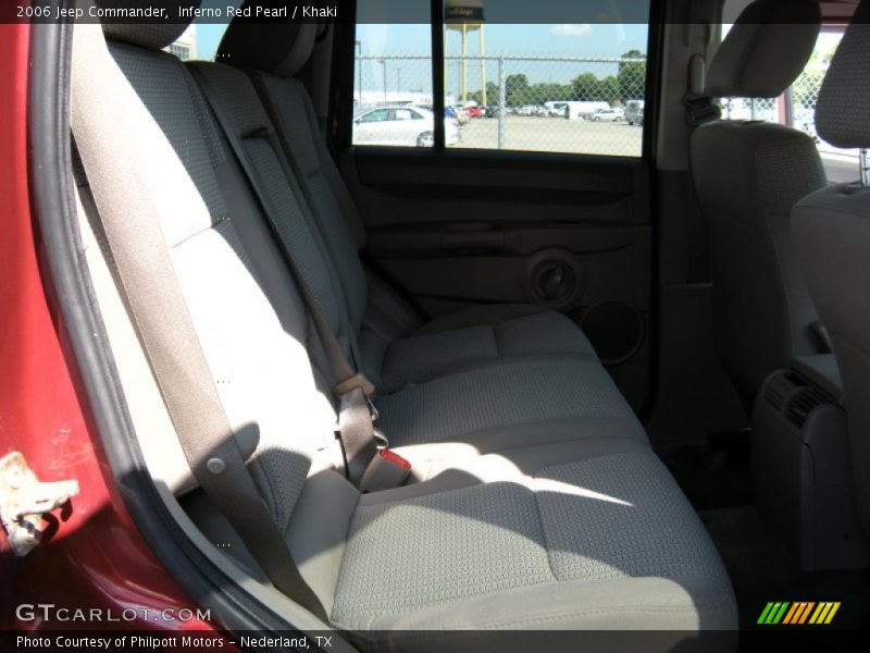 Inferno Red Pearl / Khaki 2006 Jeep Commander