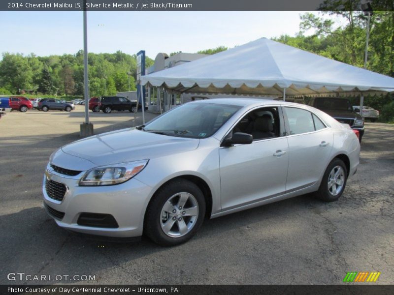Silver Ice Metallic / Jet Black/Titanium 2014 Chevrolet Malibu LS