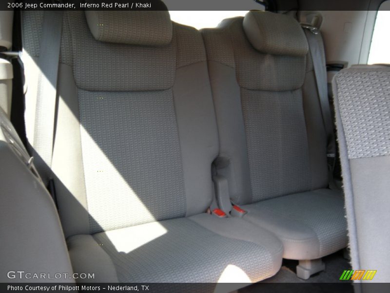 Inferno Red Pearl / Khaki 2006 Jeep Commander