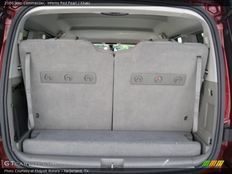 Inferno Red Pearl / Khaki 2006 Jeep Commander