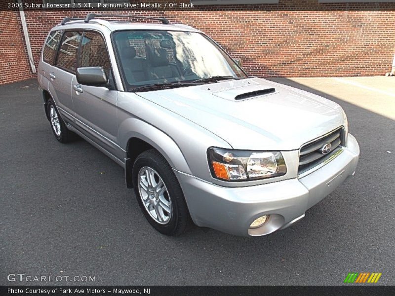 Platinum Silver Metallic / Off Black 2005 Subaru Forester 2.5 XT