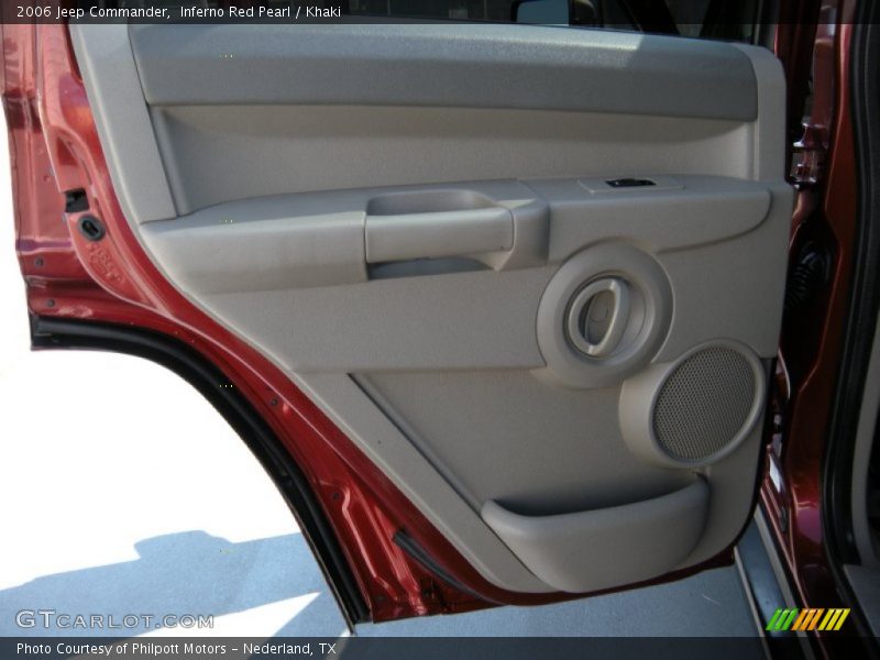 Inferno Red Pearl / Khaki 2006 Jeep Commander