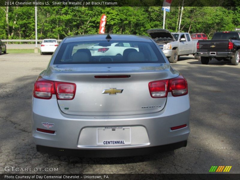 Silver Ice Metallic / Jet Black/Titanium 2014 Chevrolet Malibu LS