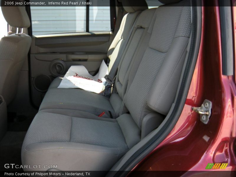 Inferno Red Pearl / Khaki 2006 Jeep Commander
