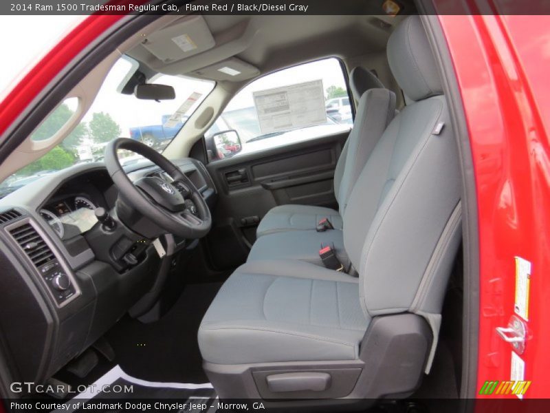 Flame Red / Black/Diesel Gray 2014 Ram 1500 Tradesman Regular Cab