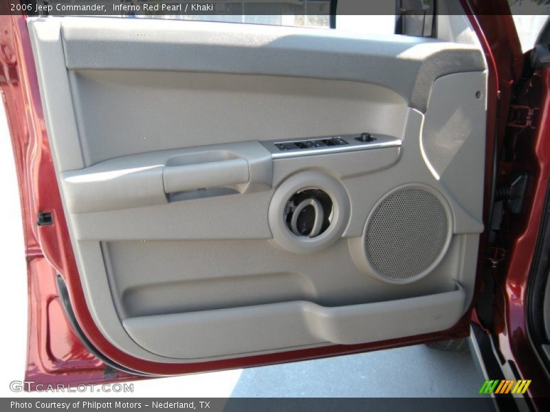 Inferno Red Pearl / Khaki 2006 Jeep Commander
