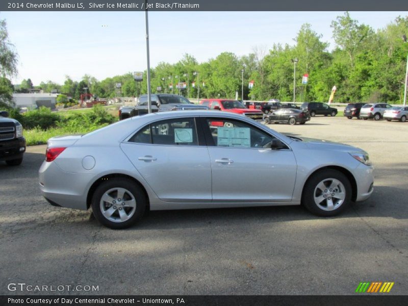 Silver Ice Metallic / Jet Black/Titanium 2014 Chevrolet Malibu LS