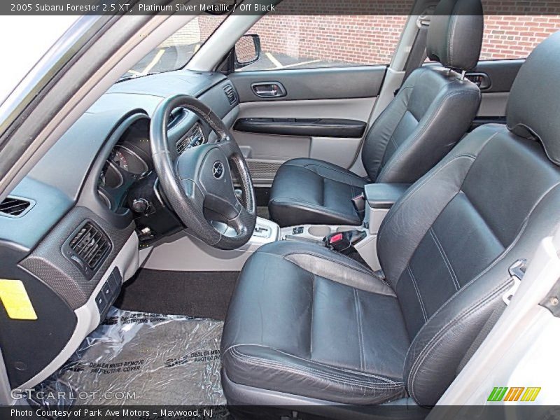 Platinum Silver Metallic / Off Black 2005 Subaru Forester 2.5 XT