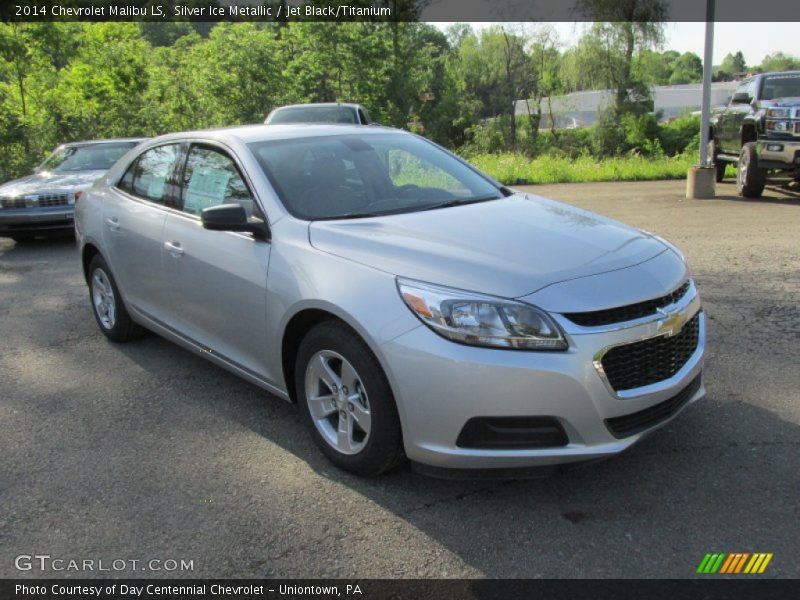 Silver Ice Metallic / Jet Black/Titanium 2014 Chevrolet Malibu LS