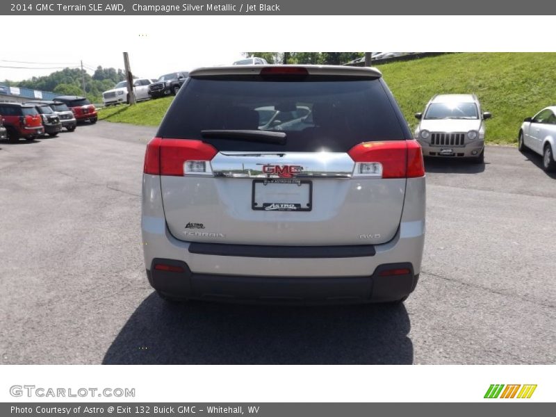 Champagne Silver Metallic / Jet Black 2014 GMC Terrain SLE AWD